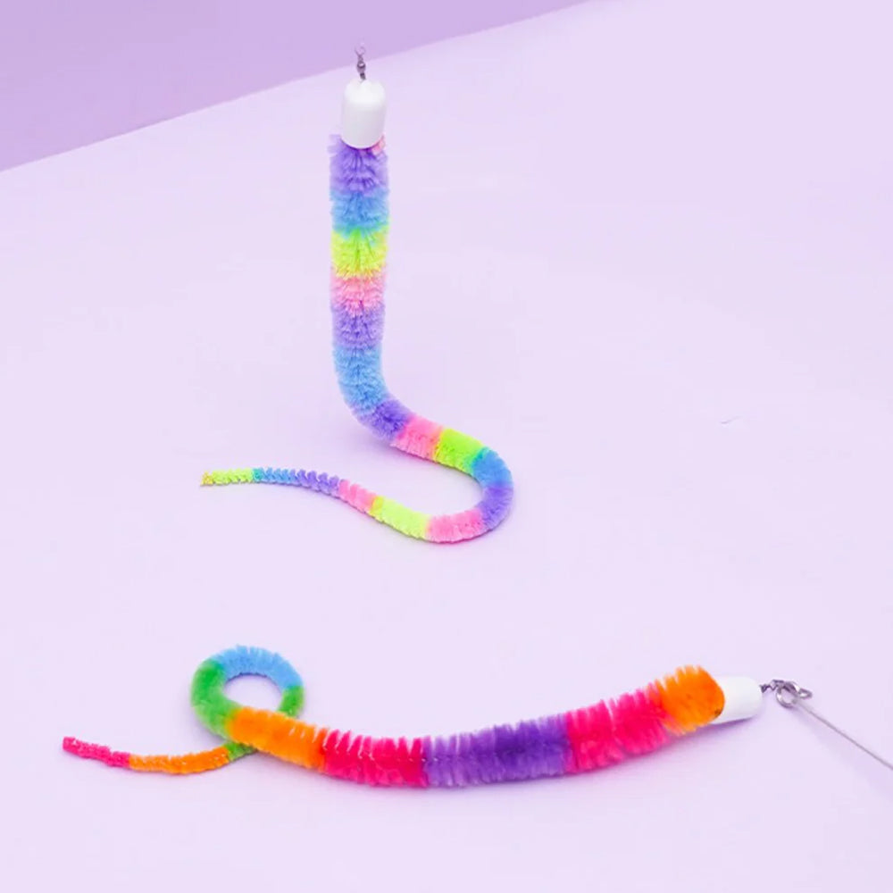 Rainbow Snake Stick Cat Teaser