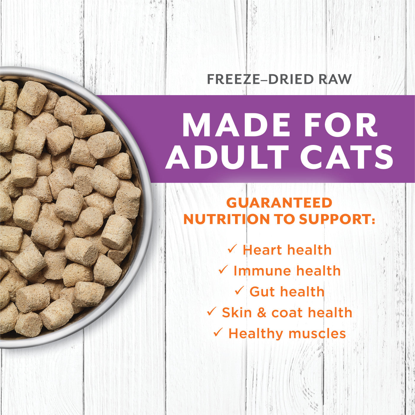 Raw Longevity Freeze Dried Raw Meals - Rabbit Cat Food
