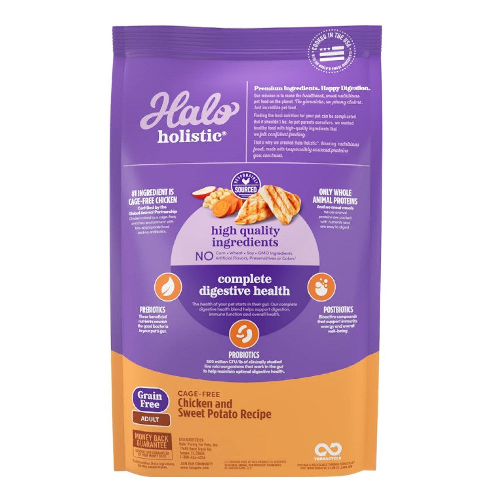Holistic Grain Free Cage-Free Chicken and Sweet Potato Recipe Dog Dry Food