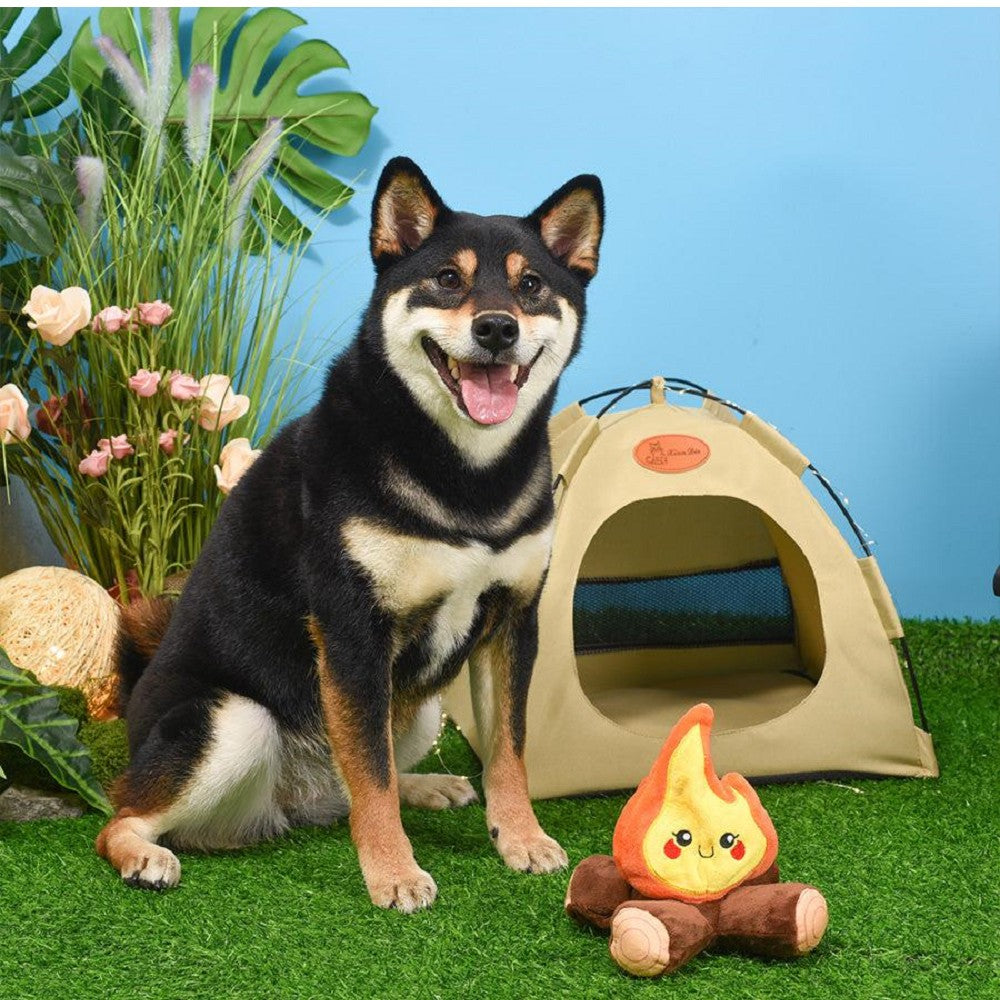 Camping Pups - Campfire Dog Plush Toy