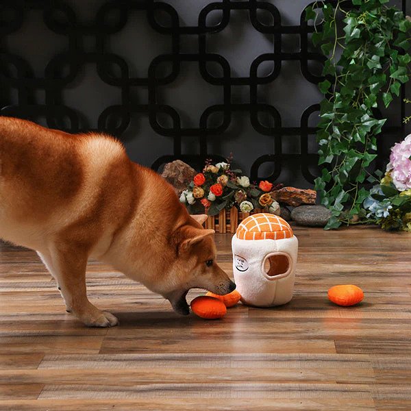 Food Party - Orange Jam Dog Plush Toy