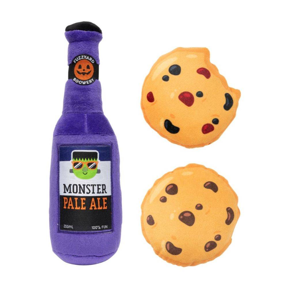 Halloween Monster Pale Ale & Cookies Dog Toys