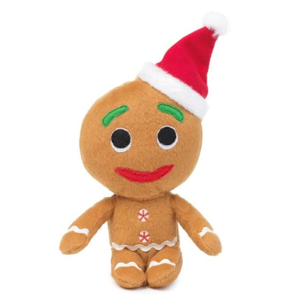 Christmas Gingerbread Man With Hat Dog Toy