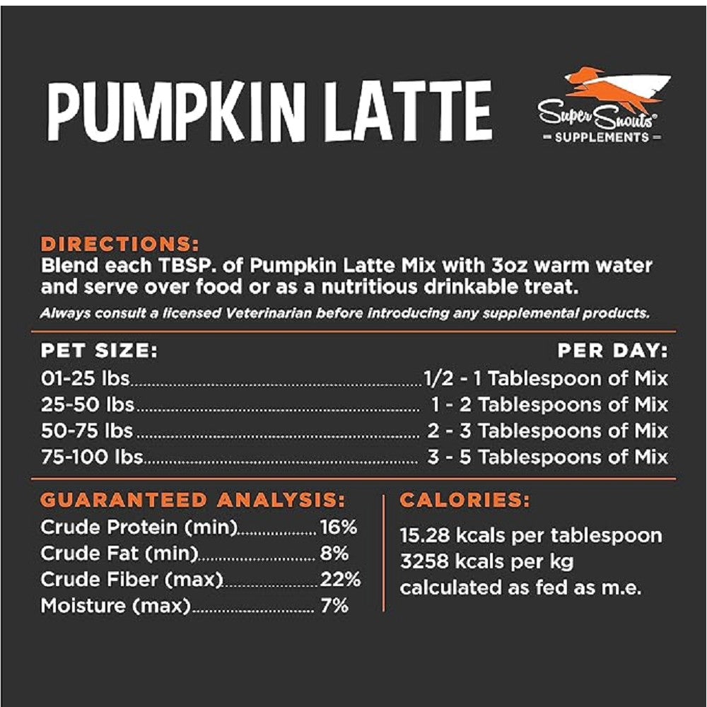 Pumpkin Latte Digestive Powered Pet Supplement