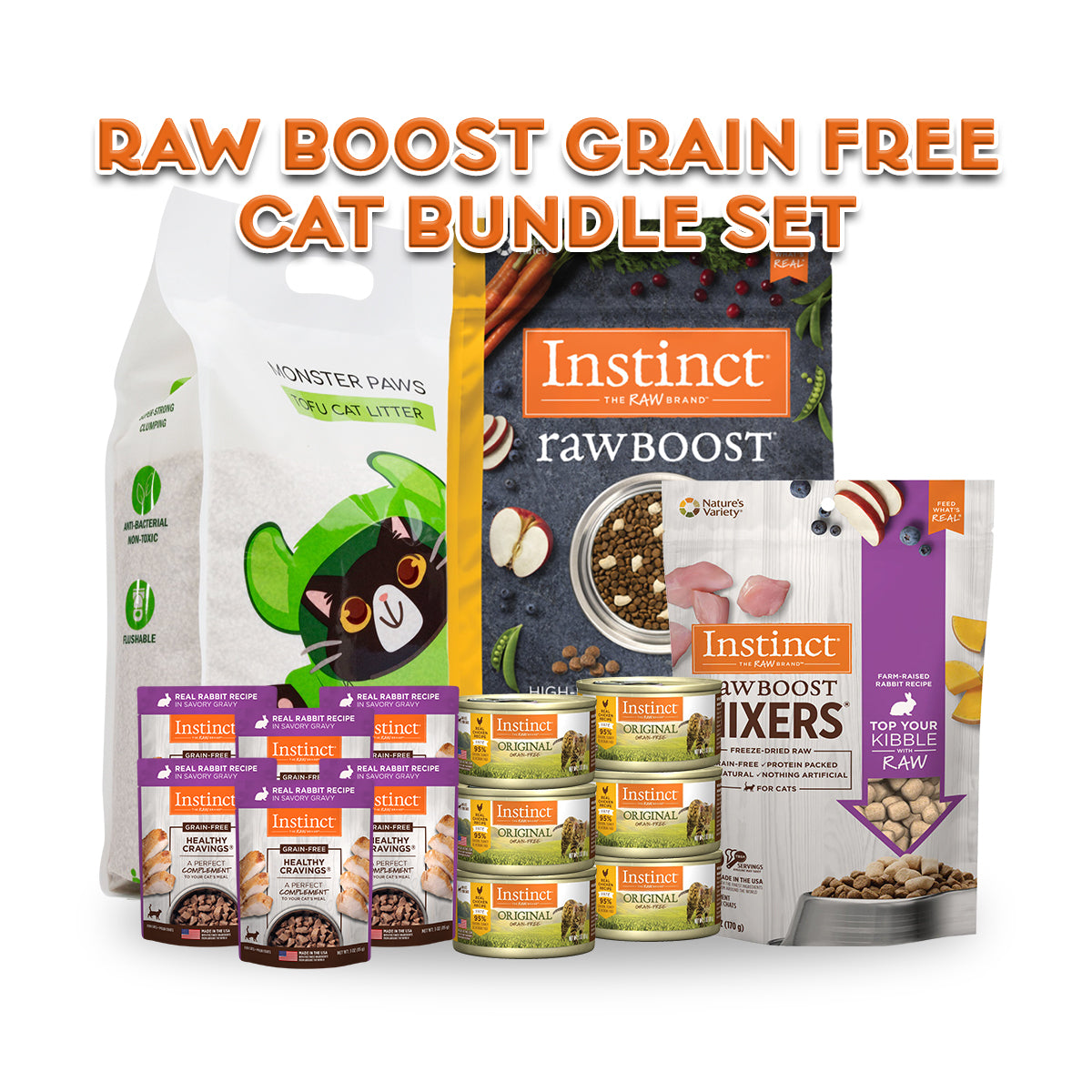 Raw Boost Grain Free Cat Bundle Set