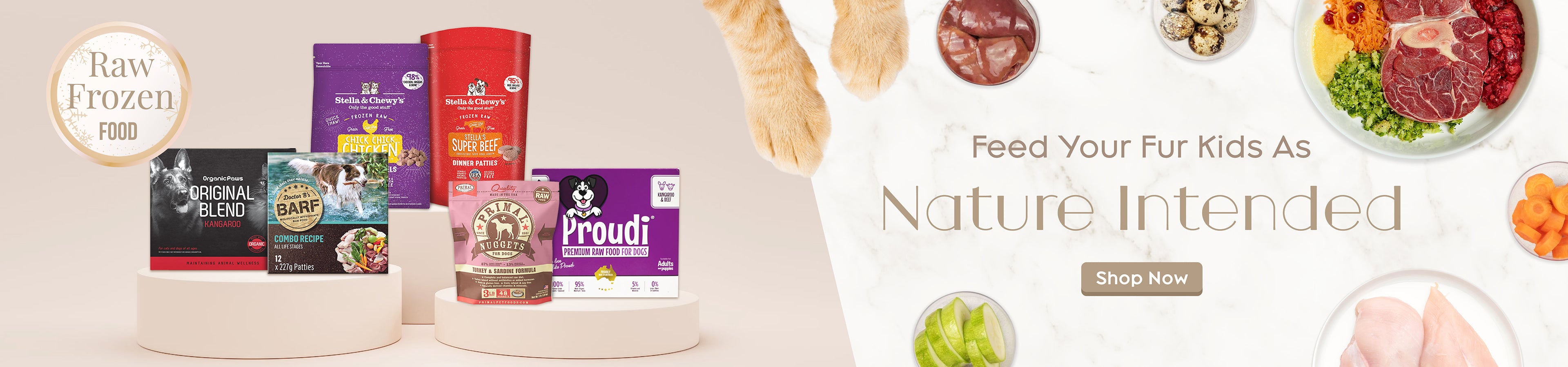 Feed your fur kids as nature intended