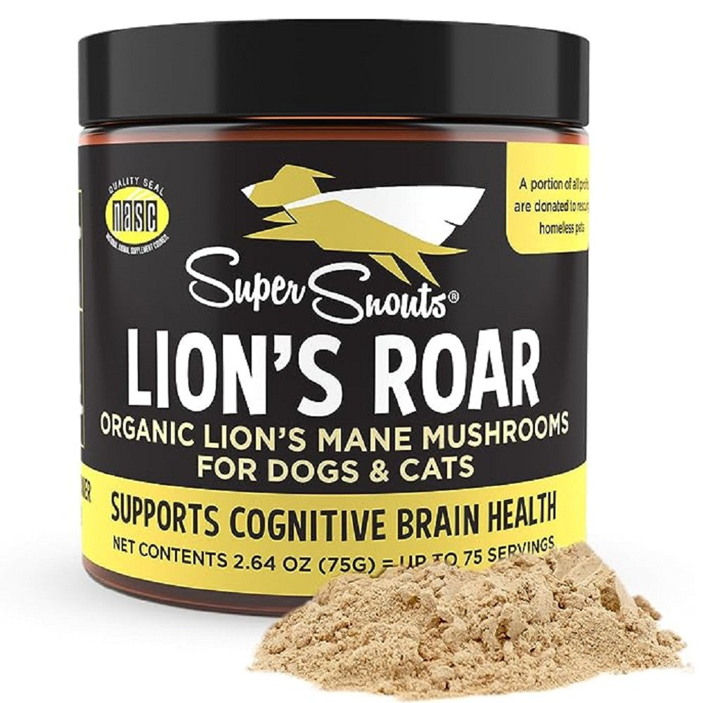 Lion's Roar Lion's Mane Mushroom Powered Pet Supplement