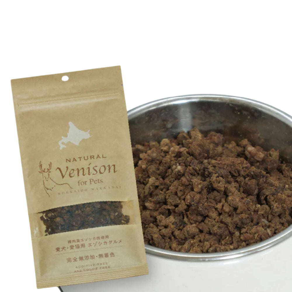 Venison Meat Coarse Flake Treats for Dogs & Cats
