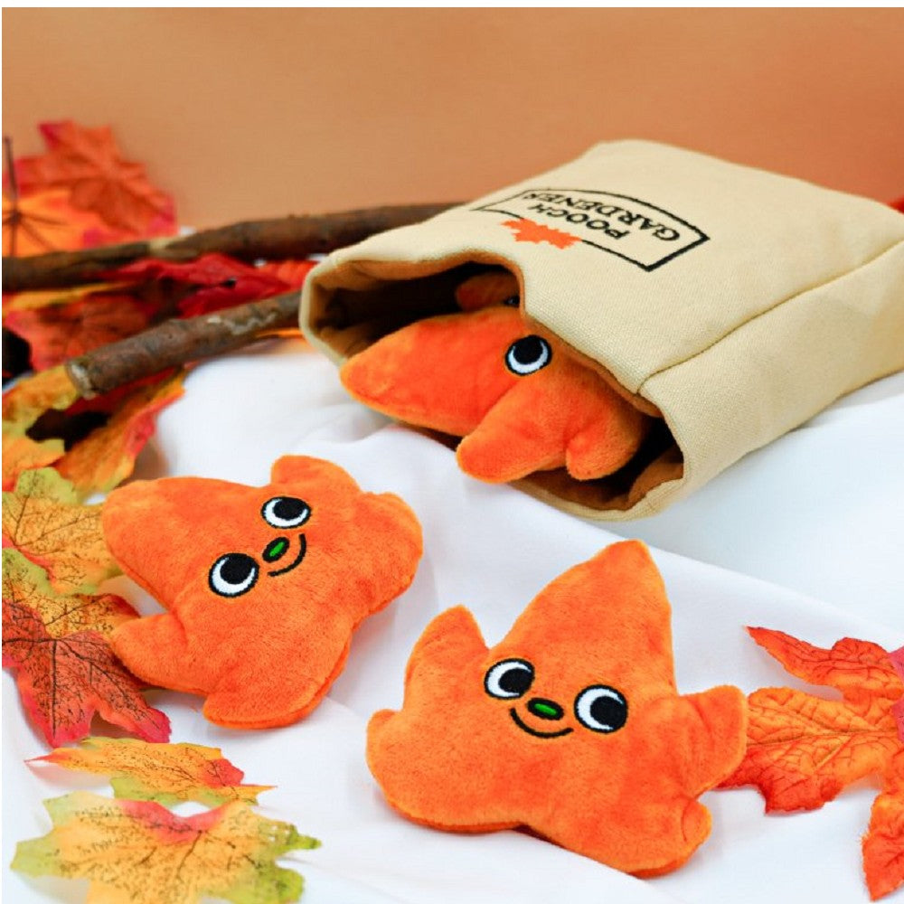 Autumn Tailz - Leaf Bag Dog Plush Toy
