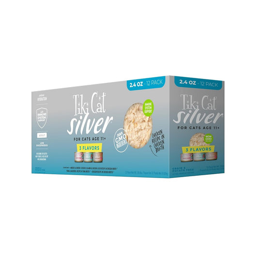 Silver Variety Pack With Immune System Support - Chicken Recipe In Chicken Broth Cat Can