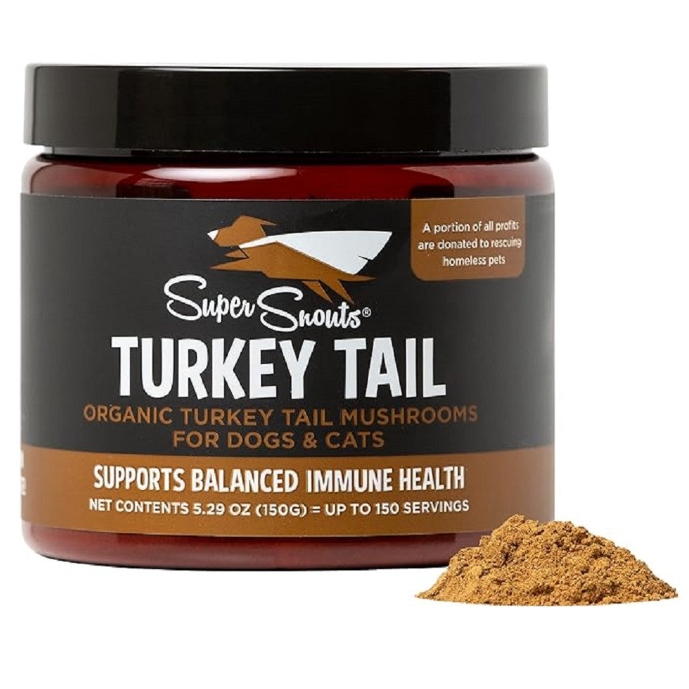Turkey Tail Mushroom Powered Pet Supplement