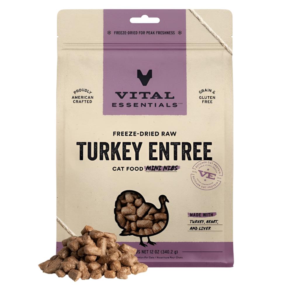 Freeze Dried Raw - Turkey Entree Mini Nibs Cat Food