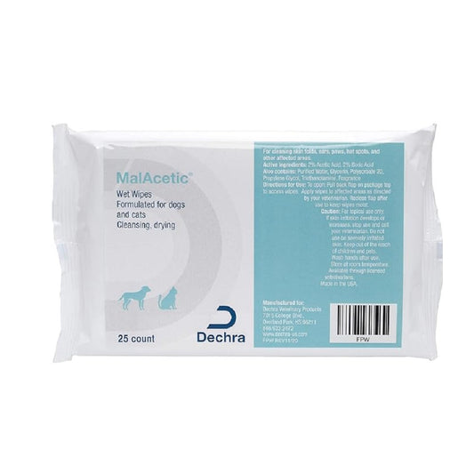 MalAcetic Wet Wipes for Dogs and Cats