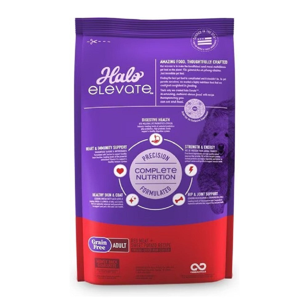 elevate Grain Free Freeze-Dried Raw Coated Adult Red Meat & Sweet Potato Recipe Dog Dry Food