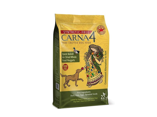 Carna4 Grain-Free Duck Dog Food 6LB – All Breeds, Adult Dogs, Made With Real Duck
