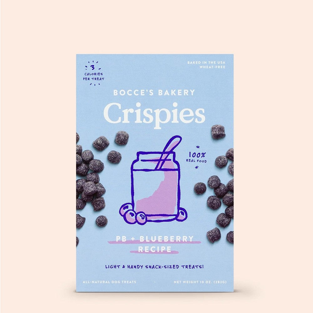 Low Calories Real Food Crispies PB & Blueberry Treats