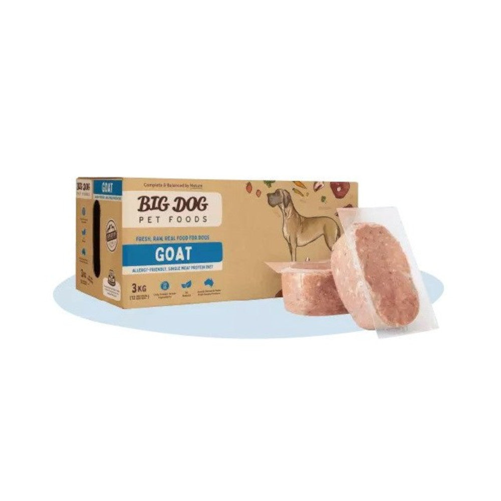 Low Allergy Single Protein Frozen Goat Raw Dog Food