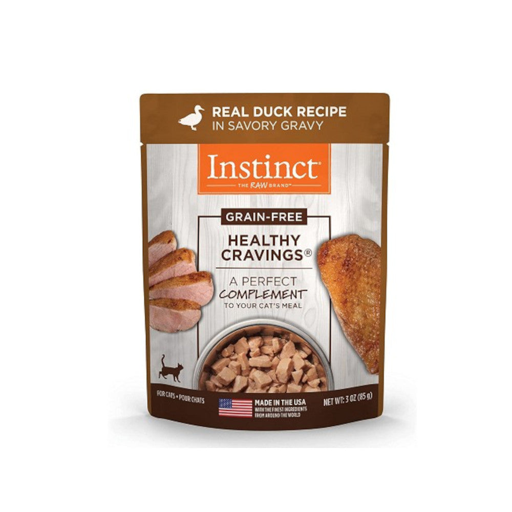 Healthy Cravings Grain Free Duck Recipe Cat Pouch
