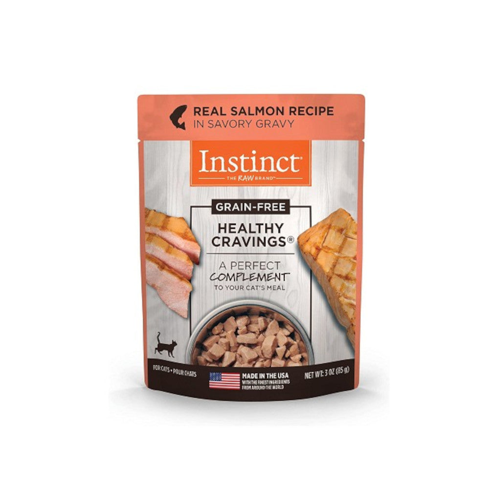 Healthy Cravings Grain Free Salmon Recipe Cat Pouch