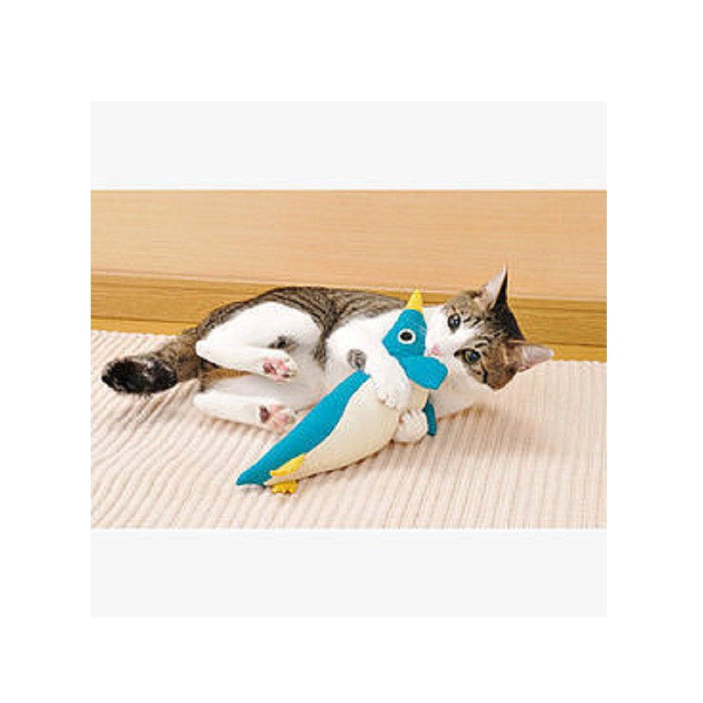Kicking Stuffed Penguin Cat Toy