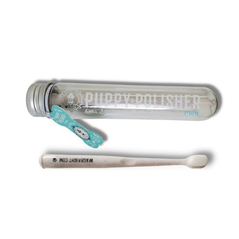 Puppy Polisher Biodegradable Mini Toothbrush for Small Dogs