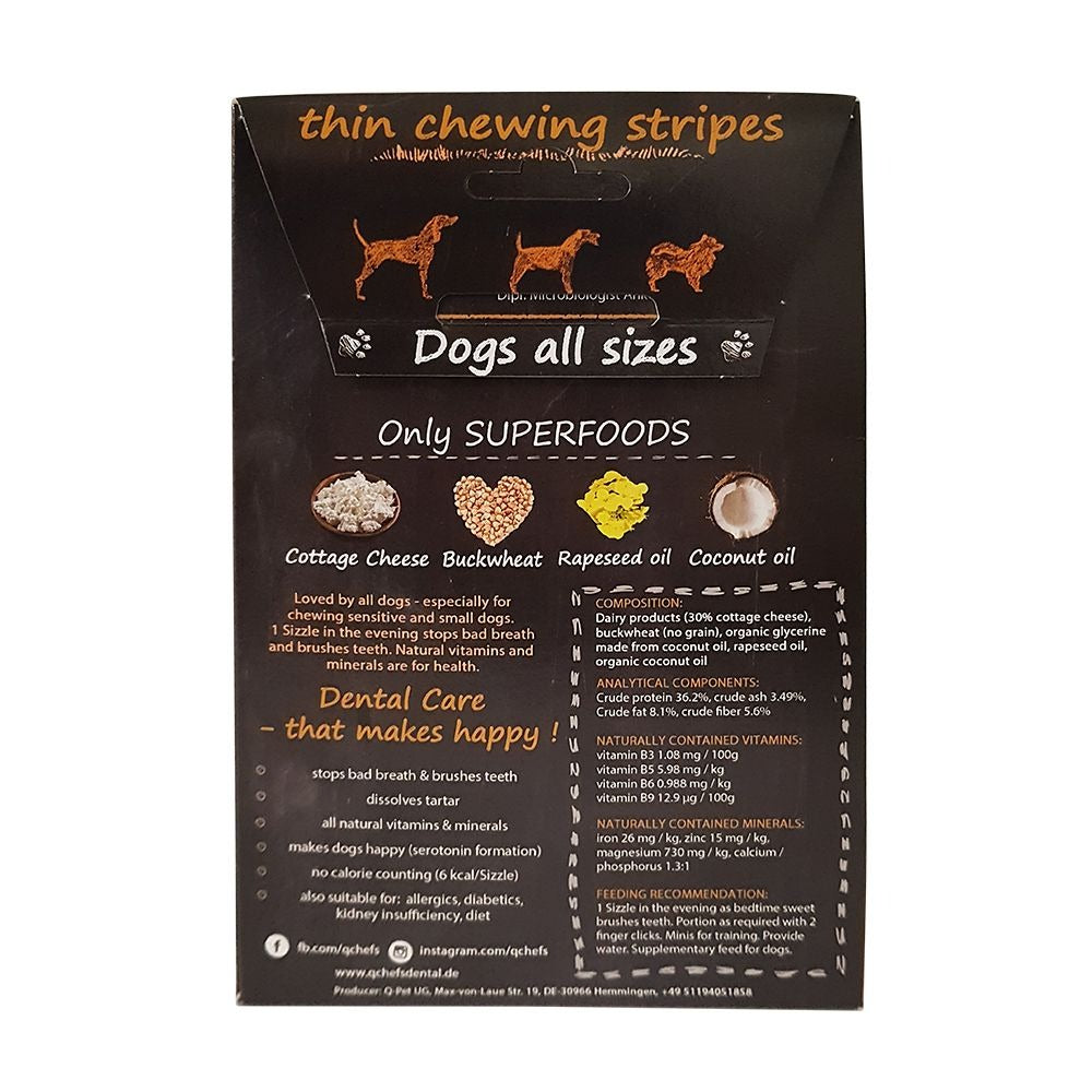Sizzles Cottage Cheese & Buckwheat Dog Dental Treat