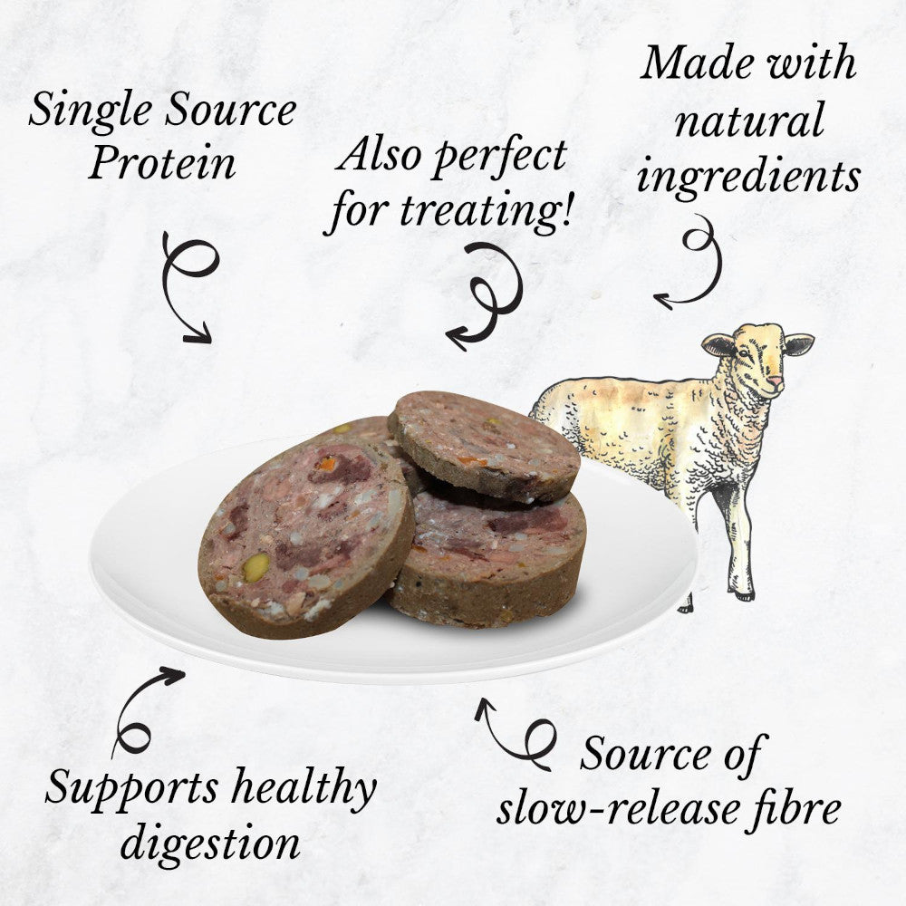 Sausage Farm Reared Lamb With Brown Rice Complete Wet Dog Food