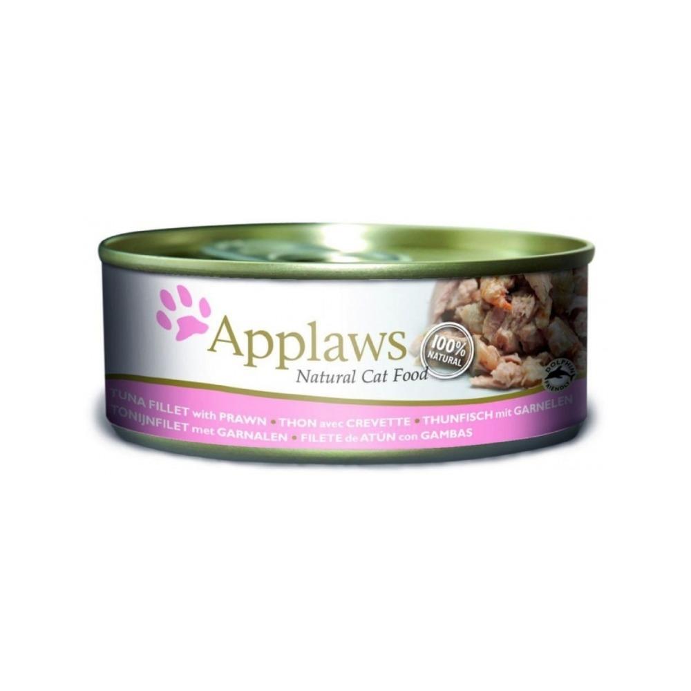Applaws - Tuna Fillet with Prawn Cat Can 156 g