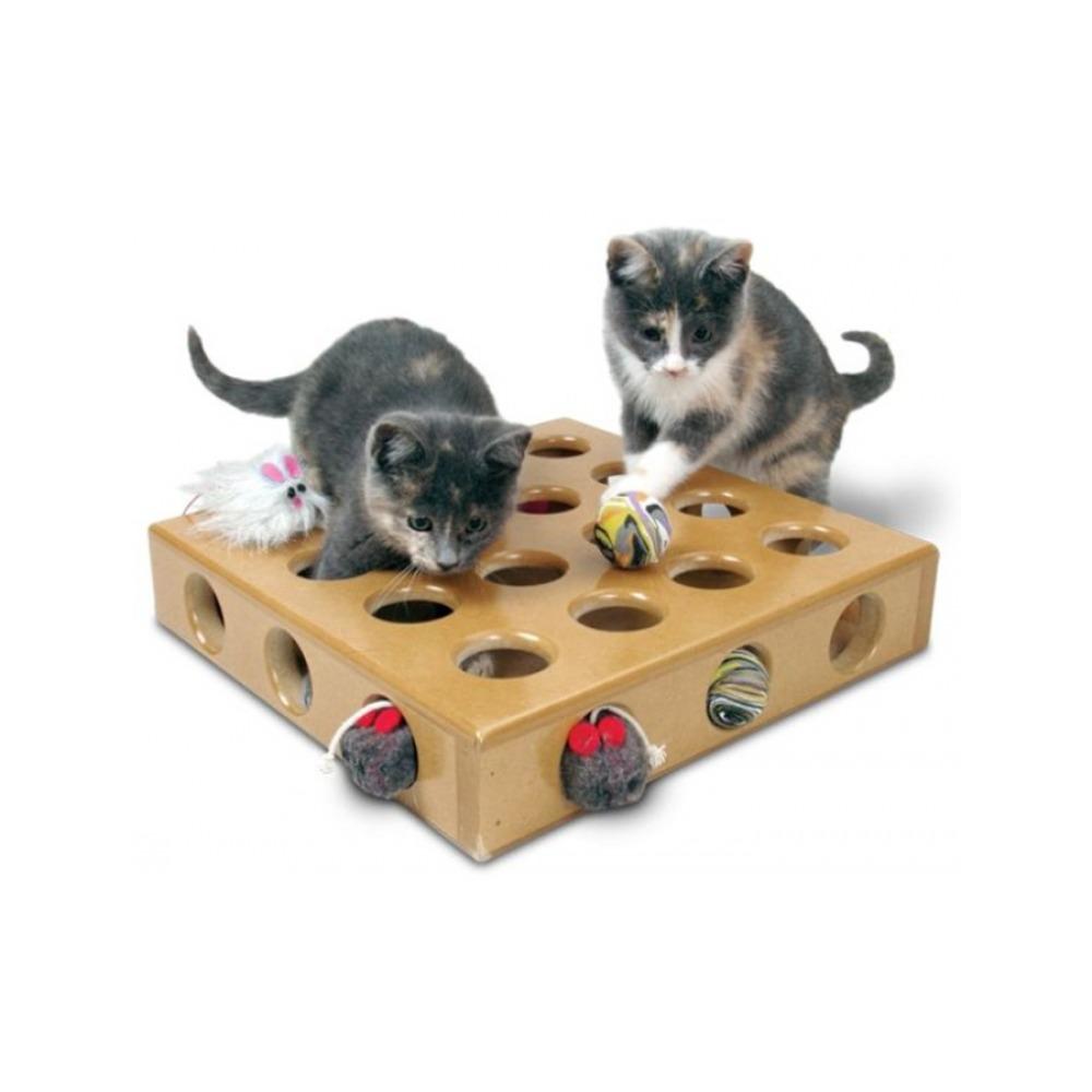 Pioneer Pet - Peek-a-Prize Cat Toy Box Default Title