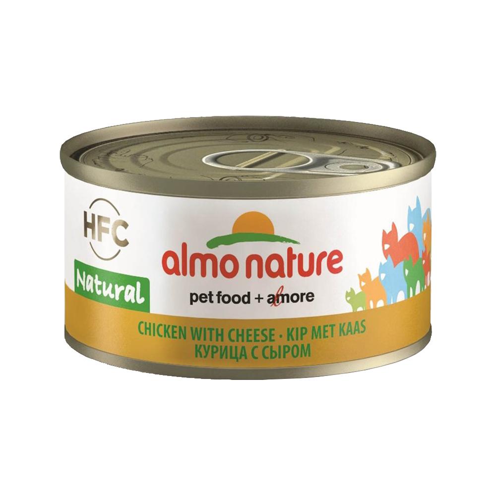 Almo Nature - Natural Chicken with Cheese Cat Can 