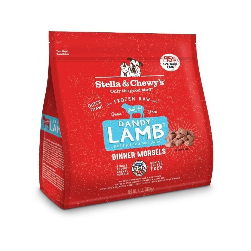 Stella & Chewy's Raw Frozen - Frozen Raw Lamb Dinner Morsels Dog Food 4 lb