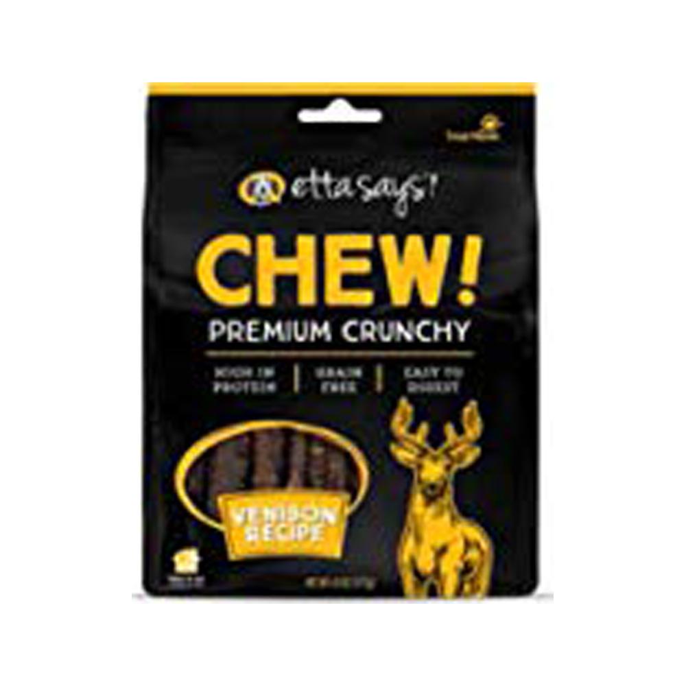 Etta says - Chew! Crunchy Venison Dog Chews 4.5 oz