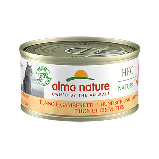 Almo Nature - Natural Tuna & Shrimp Cat Can 70 g