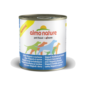 Almo Nature - Natural Skipjack Tuna & Cod Dog Can 290 g
