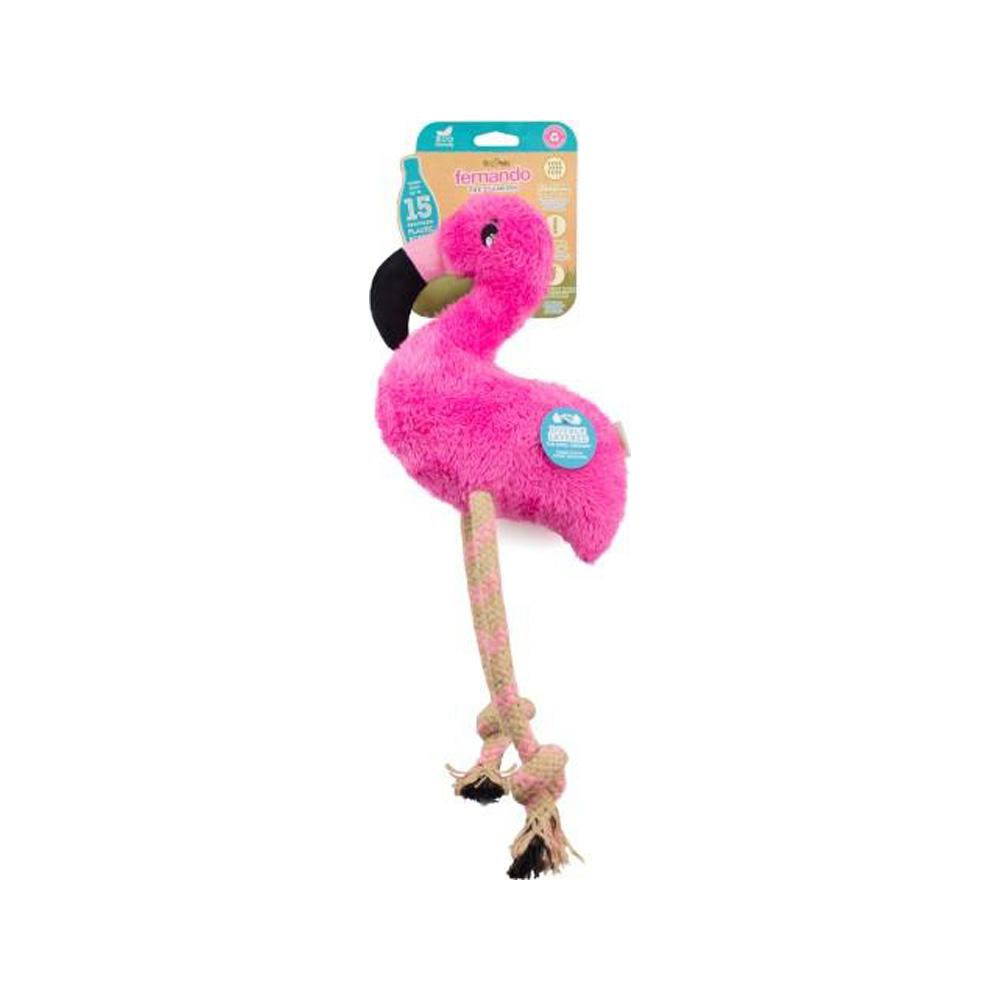 Beco Pets - Hemp Rope Flamingo Dog Toy Large