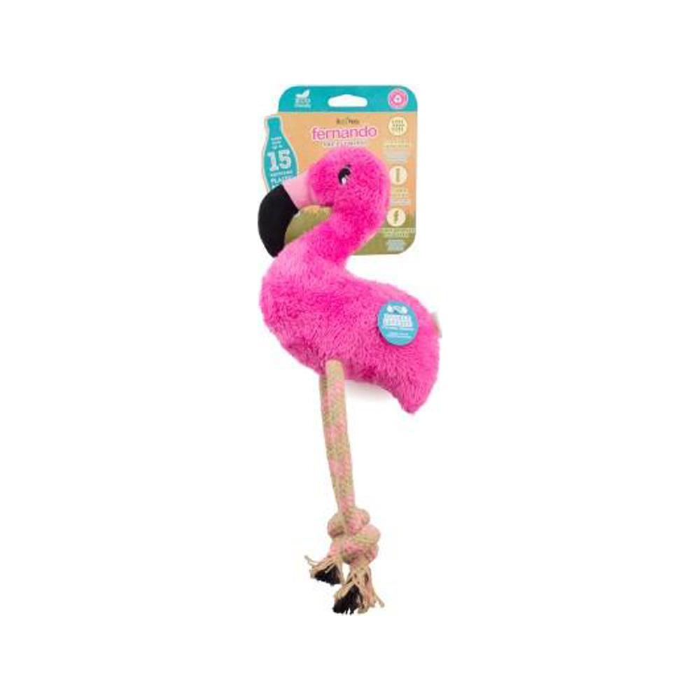 Beco Pets - Hemp Rope Flamingo Dog Toy Medium