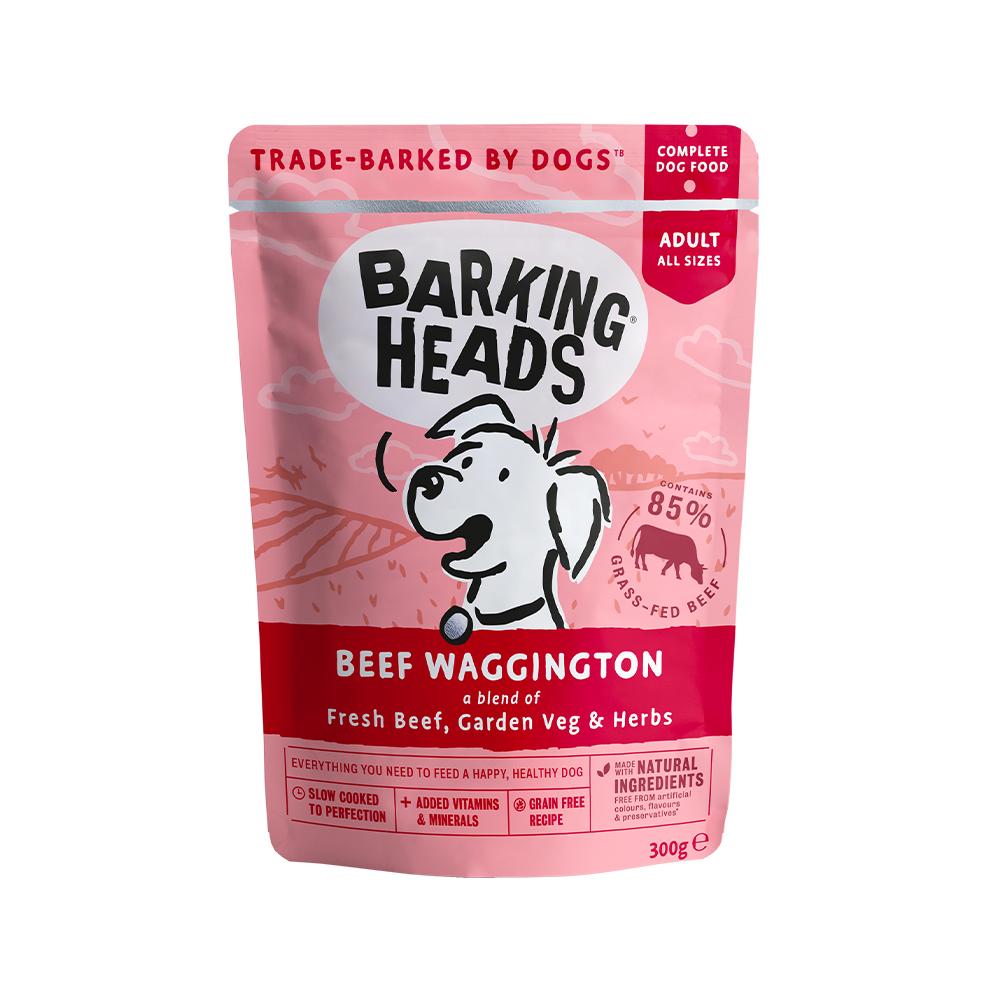 Barking Heads - Beef Waggington Wet Dog Food 300 g