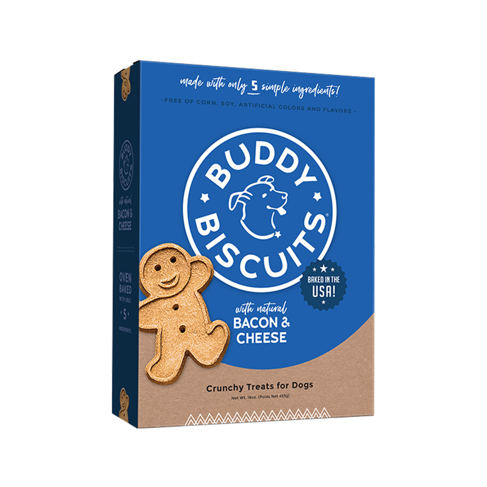 Cloud Star - Buddy Biscuits Oven Baked Bacon & Cheese Dog Treats 16 oz