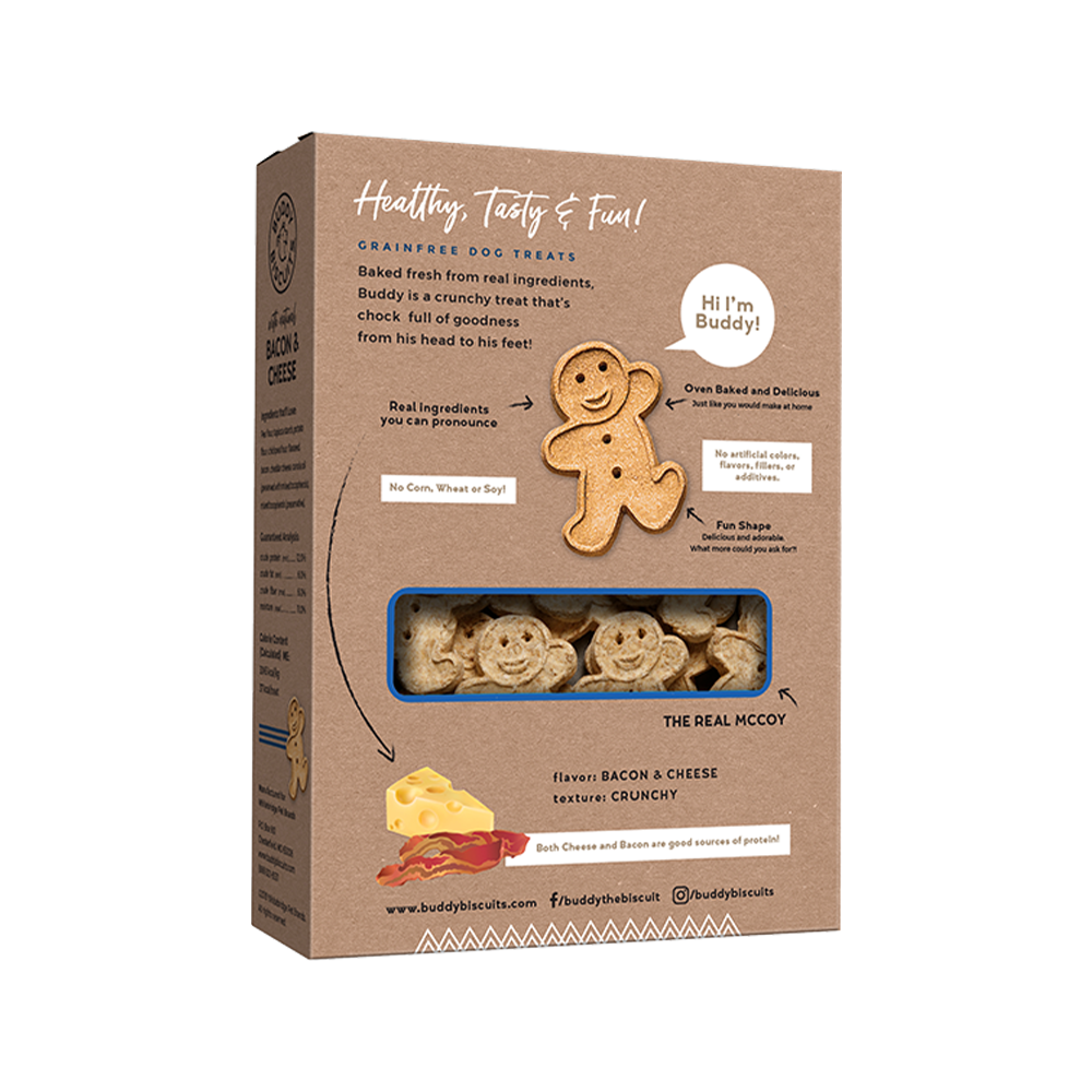 Cloud Star - Buddy Biscuits Oven Baked Bacon & Cheese Dog Treats 