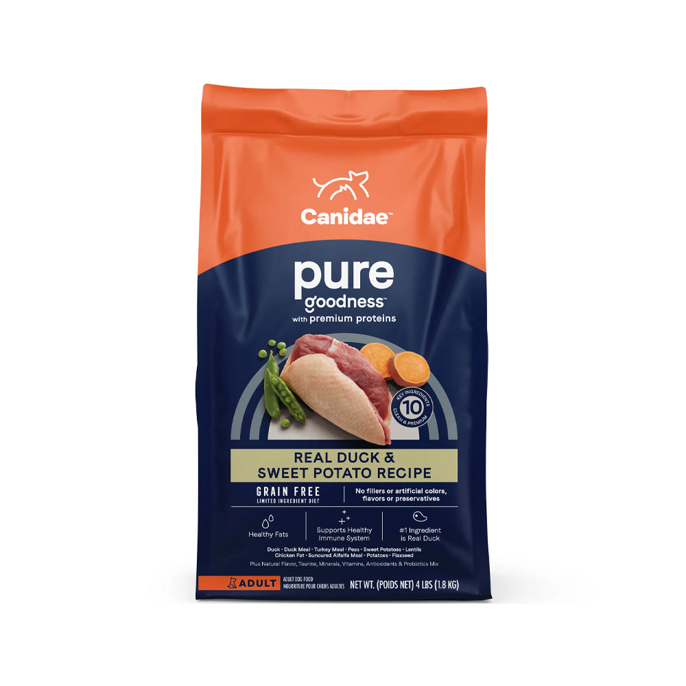 PURE Grain Free Dog Dry Food - Duck & Sweet Potato