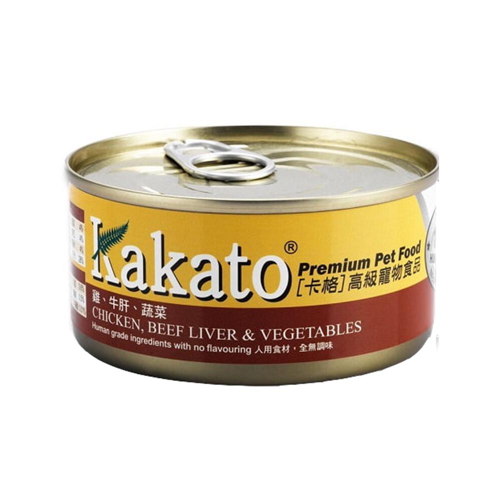 Kakato - Chicken, Beef Liver & Vegetables Dog & Cat Can 170 g