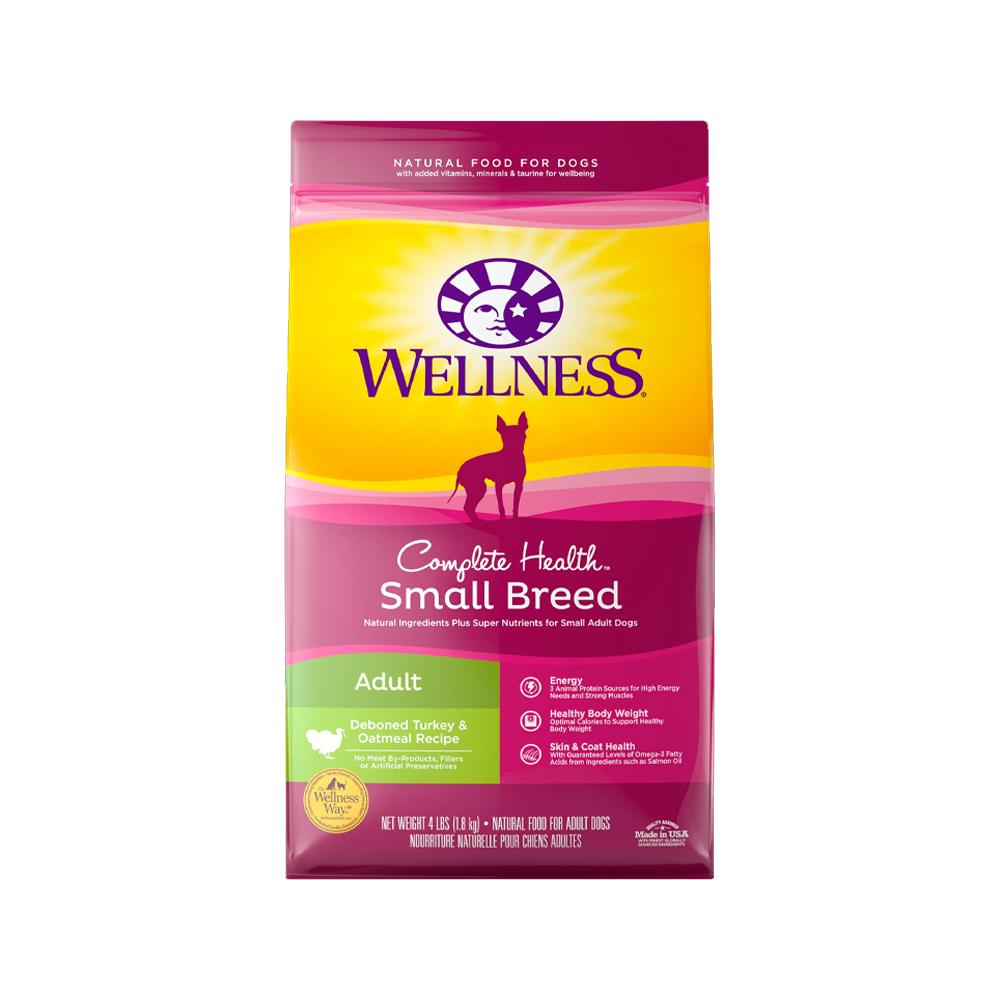 Wellness - Complete Health Turkey & Oatmeal Small Breed Adult Dog Dry Food 12 lb