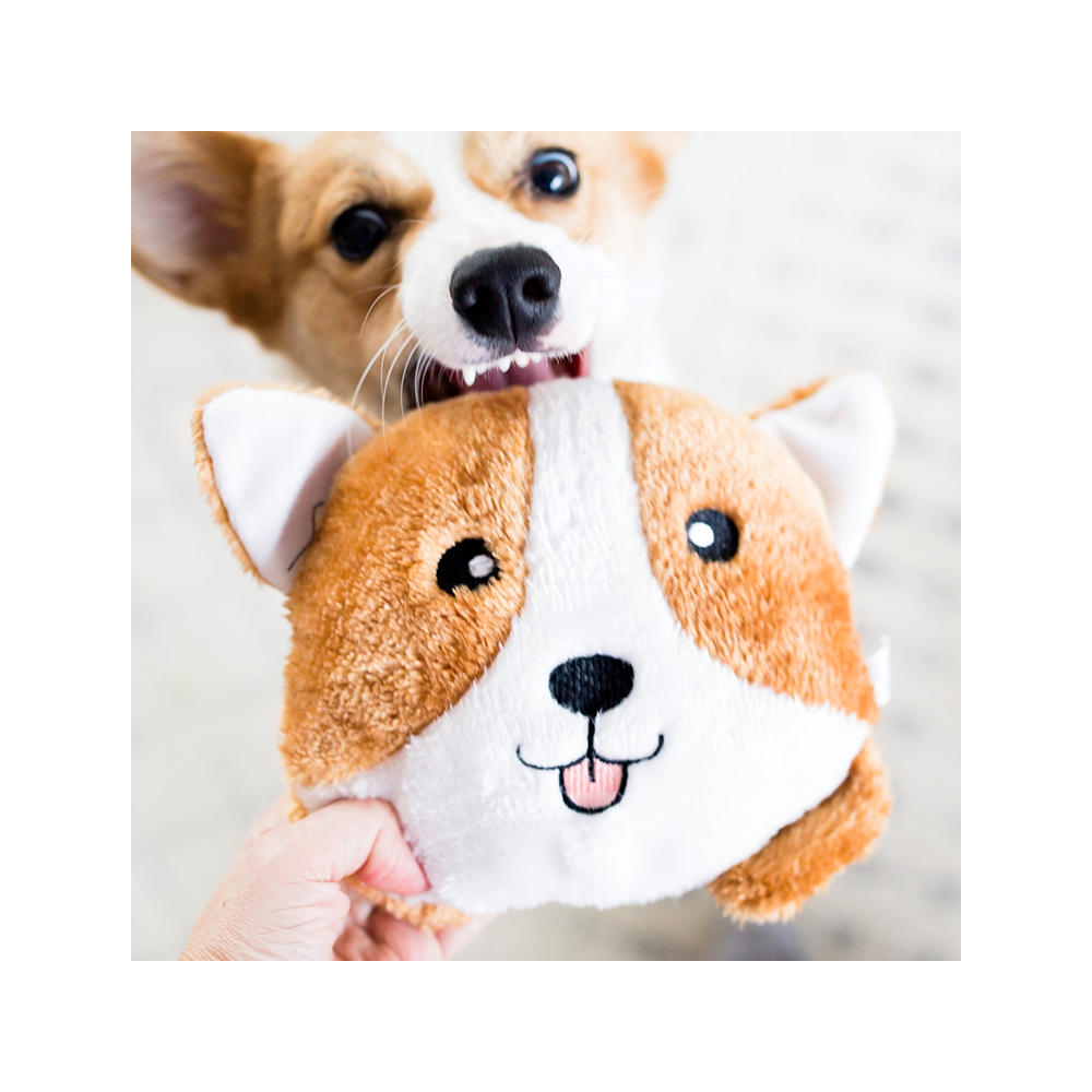 ZippyPaws - Corgi Bun Dog Plush Toy 