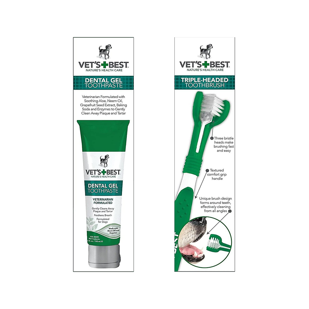 Vet's Best - Dental Care Kit for Dogs 
