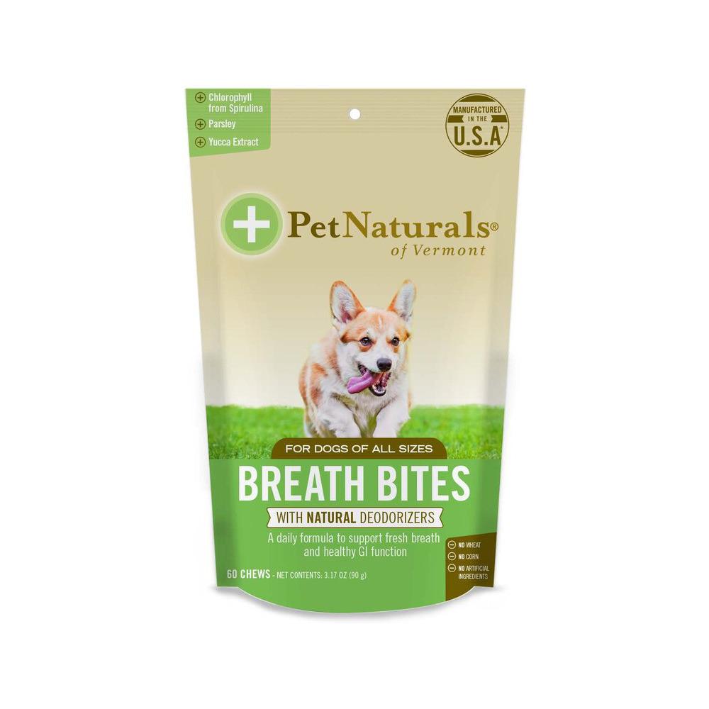 Pet Naturals of Vermont - Breath Bites Dog Soft Chews 60 chews