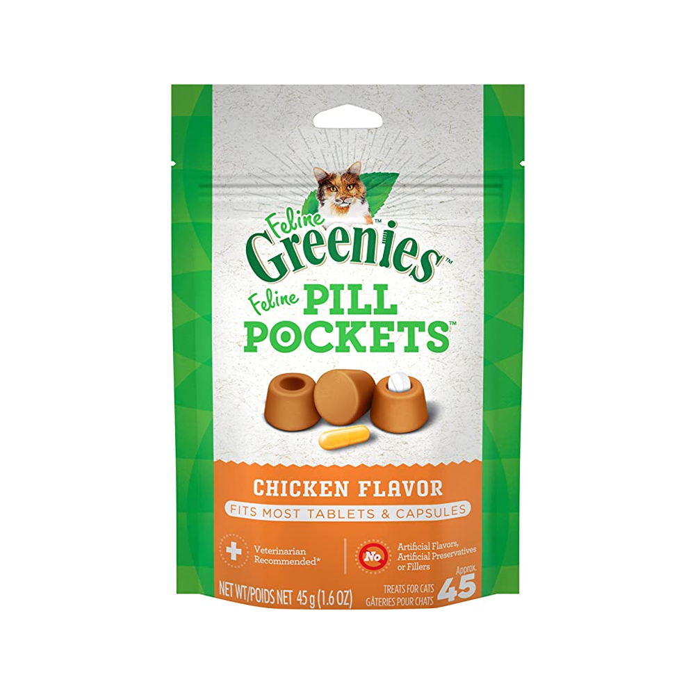 Greenies - Chicken Pill Pocket Cat Treats 1.6 oz