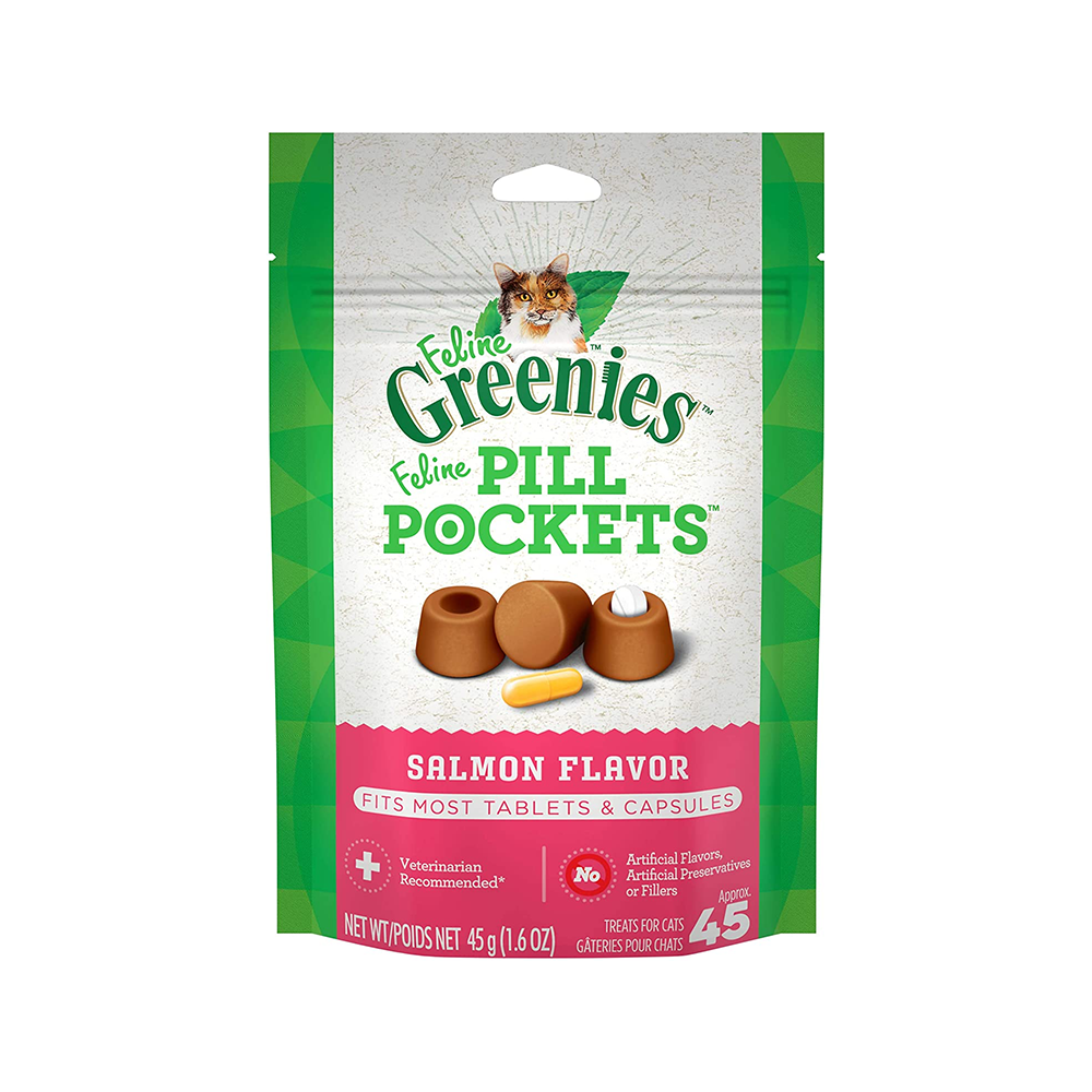 Greenies - Salmon Pill Pocket Cat Treats 1.6 oz