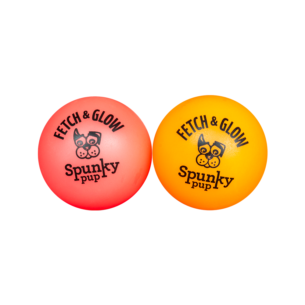 Spunky Pup - Fetch & Glow Balls Dog Toys 
