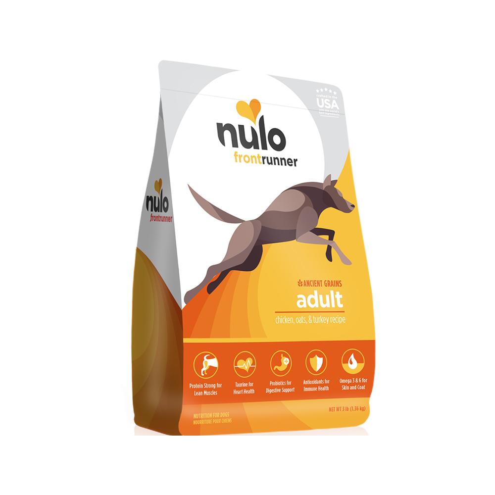 Nulo - FrontRunner Adult Chicken, Oats & Turkey Dog Dry Food 23 lb
