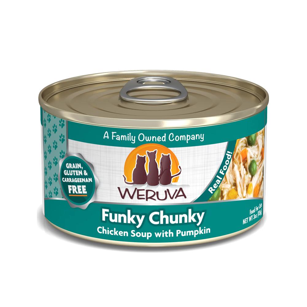 Weruva - Funky Chunky Chicken Soup with Pumpkin Cat Can 3 oz
